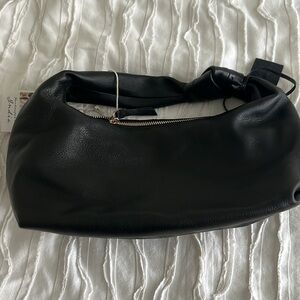 Made in India Black Soft Leather Bag